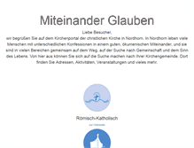 Tablet Screenshot of kirchen-nordhorn.de